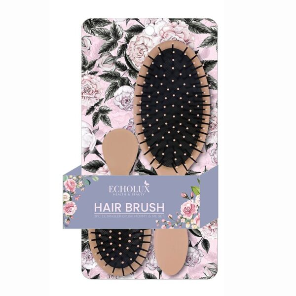 2 pcs hair brush set