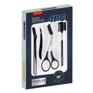 4 pcs Eyebrow Scissors Grooming Sets