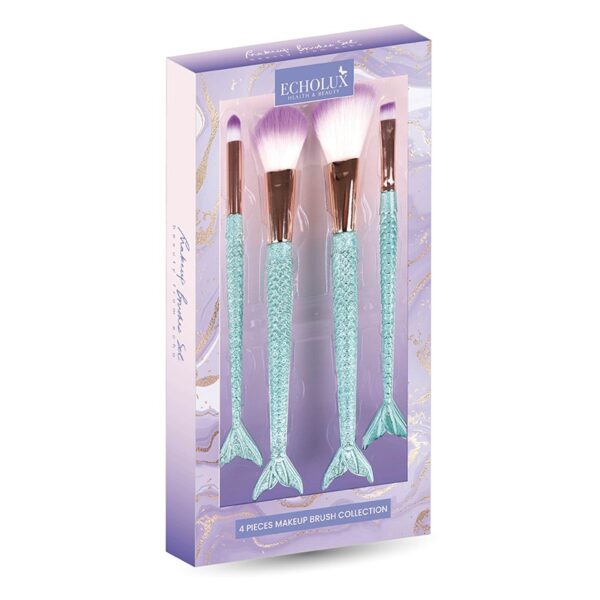 4 pieces makeup brushes set